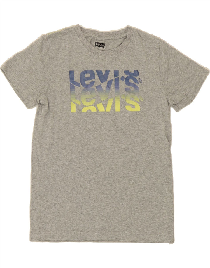 LEVI'S Boys Graphic T-Shirt Top 13-14 Years  Grey Vintage Levi's and Second-Hand Levi's from Messina Hembry 