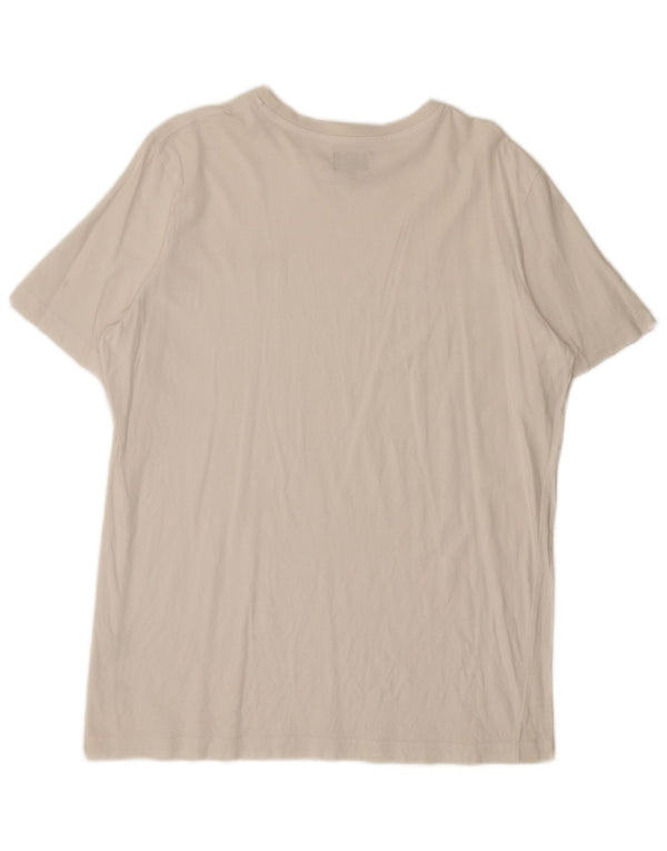 Ανδρικό T-Shirt Enrico Coveri Top XL Λευκό βαμβακερό
