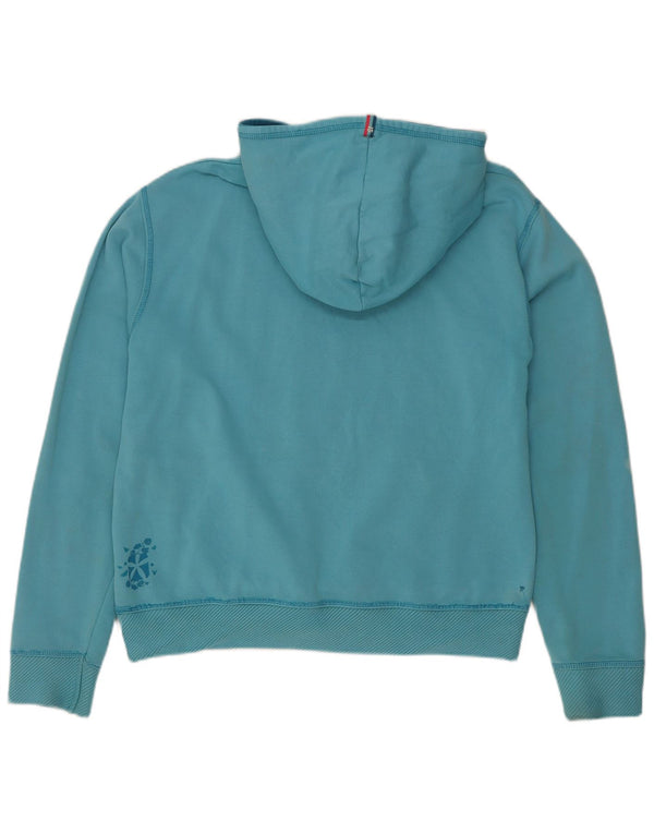 Animal Sudadera con capucha gráfica para mujer UK 44 Algodón azul medio