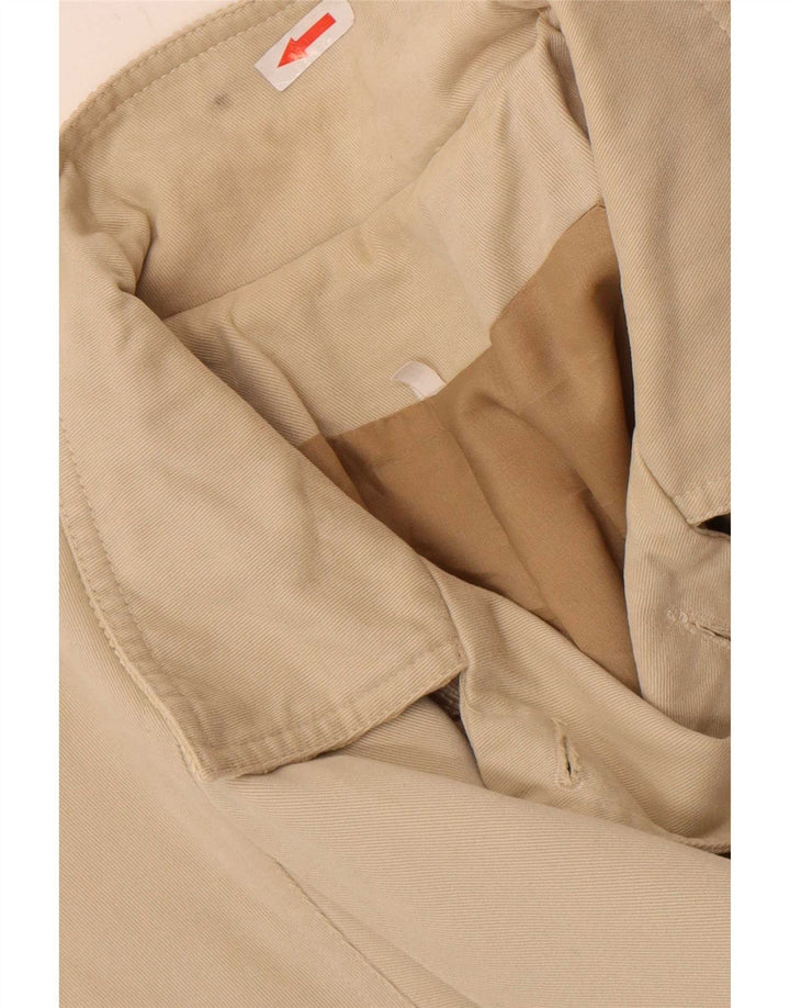 Vintage Dame Dobbeltradet Frakke UK 14 Large Beige