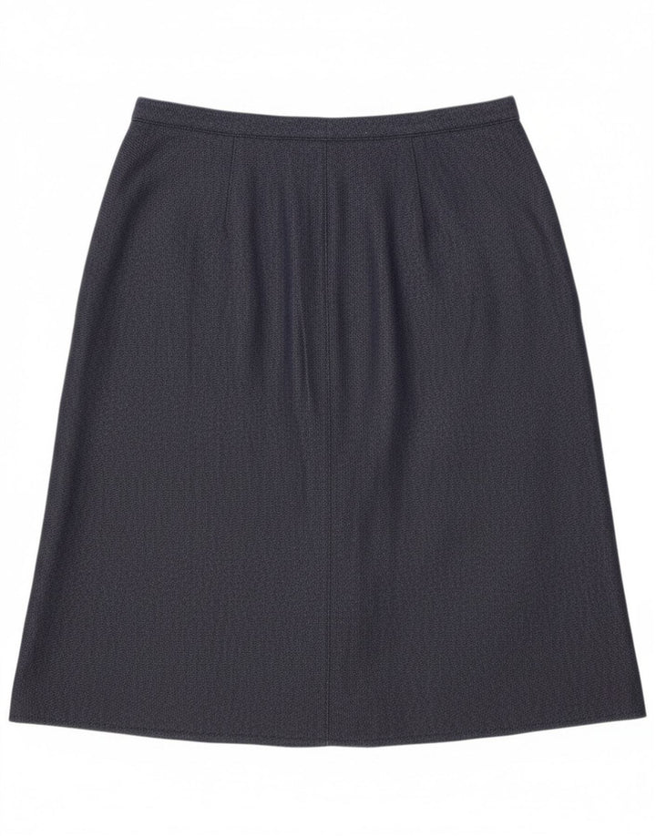 Vintage Womens A-Line Skirt W34 Large Blue