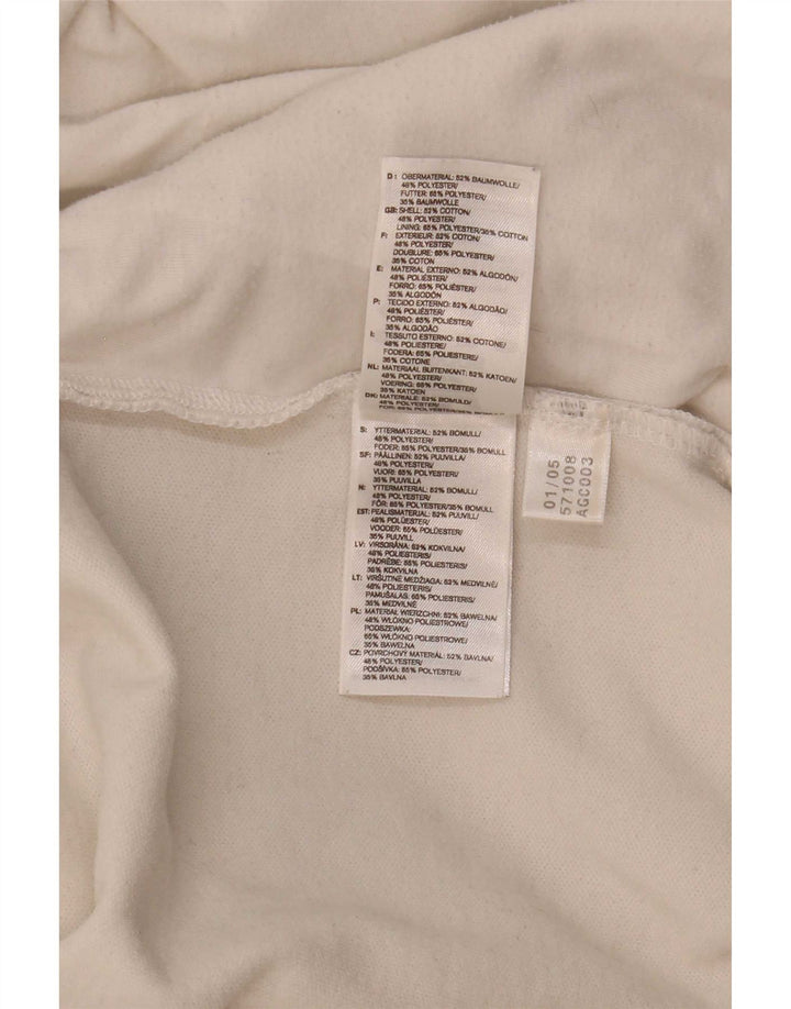 Adidas Womens Graphic Tracksuit Top Jacket UK 10 Small White Colourblock