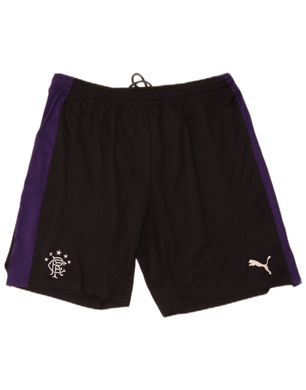 Pantaloni scurți Puma Graphic Sport XL, negru, color block