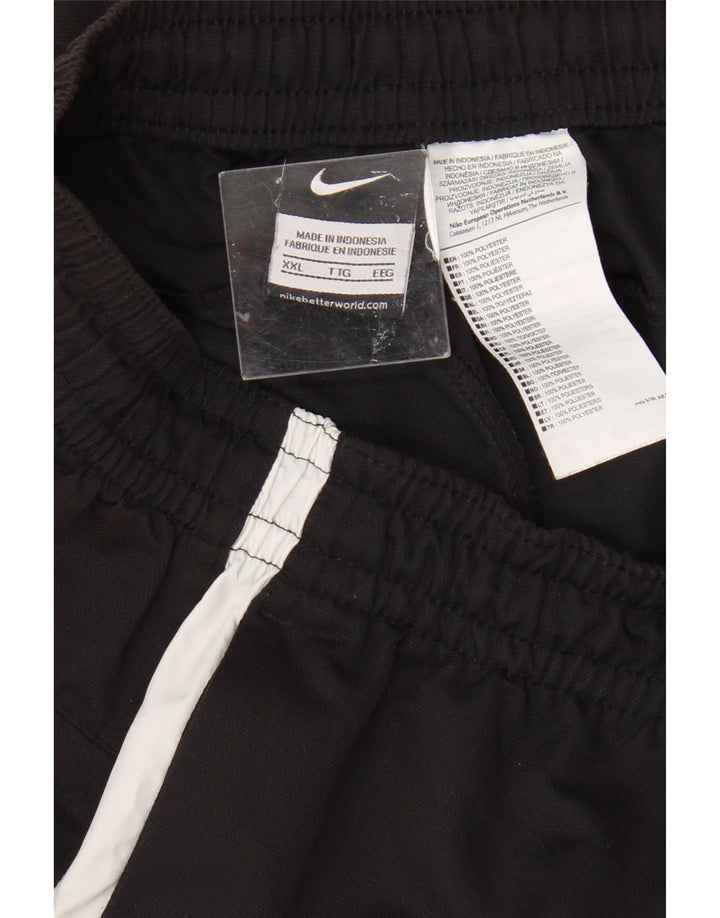 Nike Herren-Sportshorts 2XL, schwarzes Colourblock-Polyester