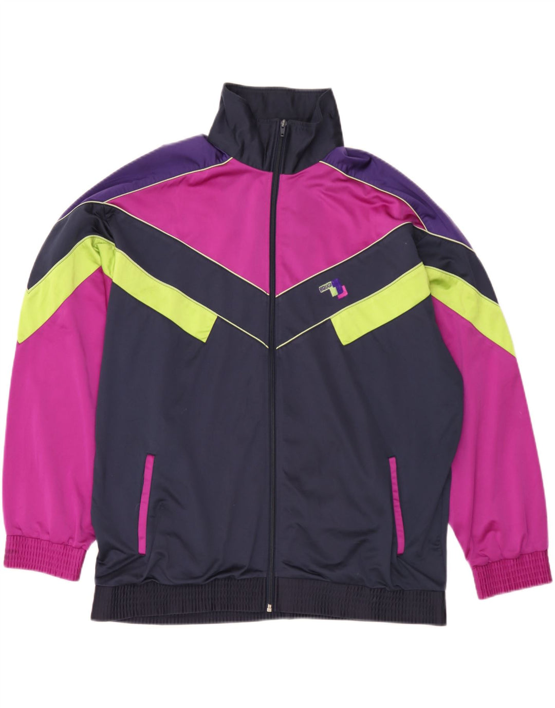 Brugi Træningsdragt til mænd Topjakke XL Marineblå Colourblock