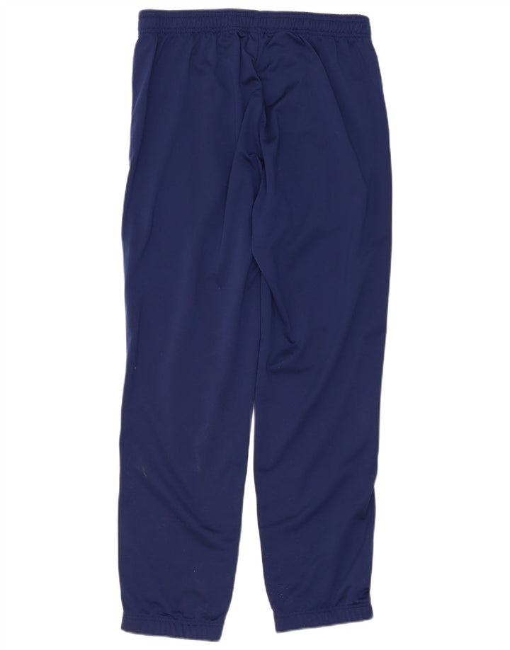 Pantaloni da tuta da uomo Adidas medi in poliestere blu navy
