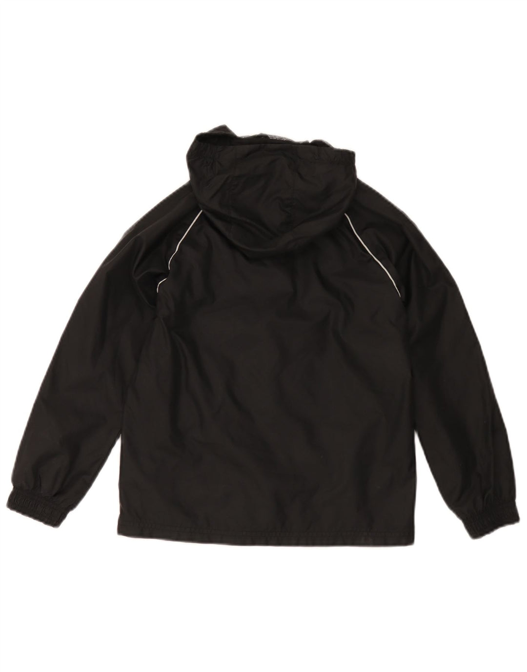 Adidas Chubasquero con capucha para niño 7-8 años Negro Poliéster