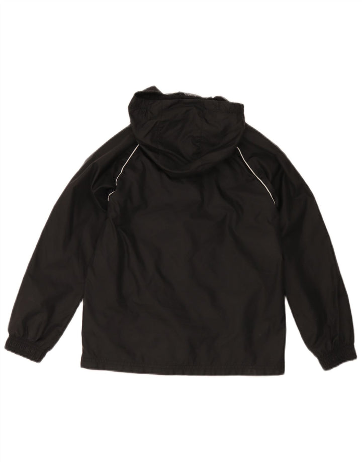 Adidas Chubasquero con capucha para niño 7-8 años Negro Poliéster