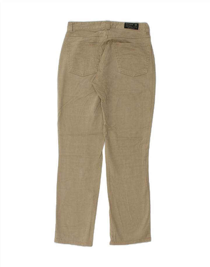 DOCKERS Womens Straight Casual Trousers W31 L32 Beige Cotton Vintage Dockers and Second-Hand Dockers from Messina Hembry 