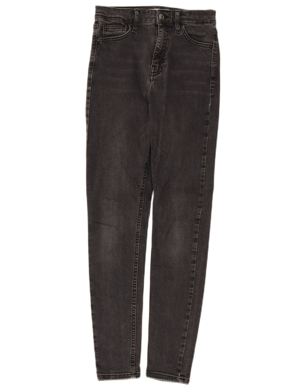 Женские джинсы скинни Topshop Jamie W25 L28, серый полиэстер