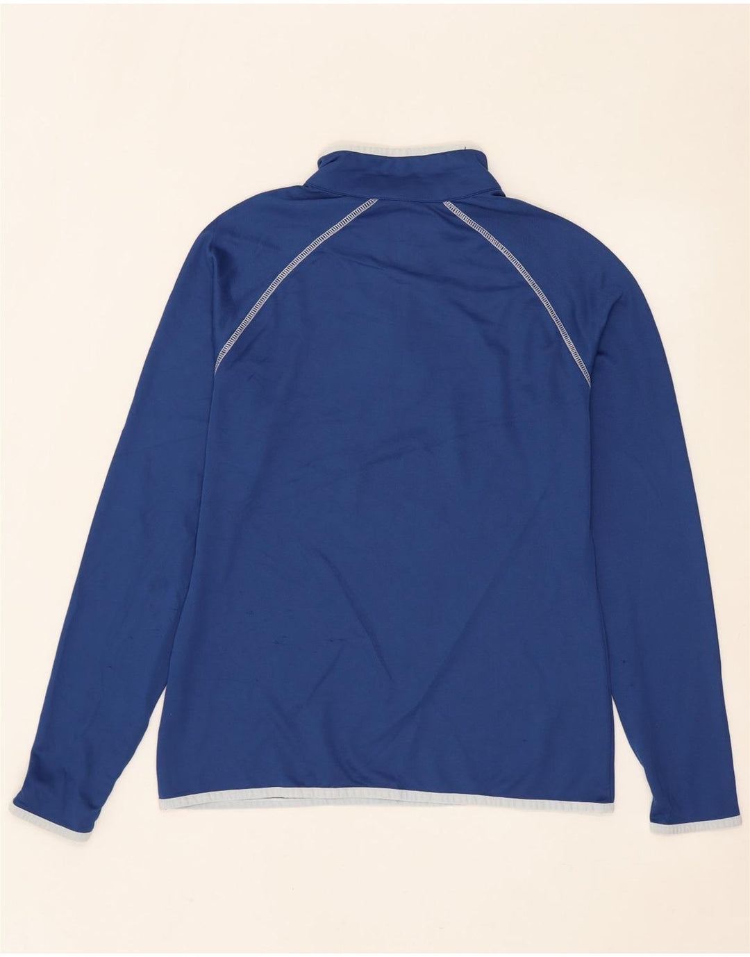 NFL Womens Colts Zip Neck Pullover Tracksuit Top UK 16 Large Navy Blue