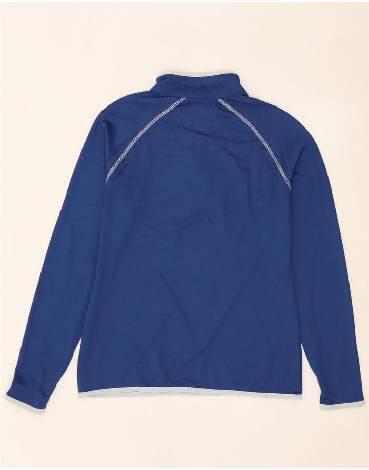 NFL Womens Colts Zip Neck Pullover Tracksuit Top UK 16 Large Navy Blue