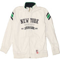 CHAMPION Boys Graphic Tracksuit Top Jacket 9-10 Years Medium Off White | Vintage Champion | Thrift | Second-Hand Champion | Used Clothing | Messina Hembry 