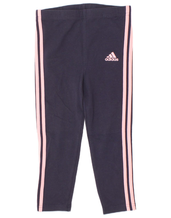Adidas Mädchen Leggings 3-4 Jahre Marineblau