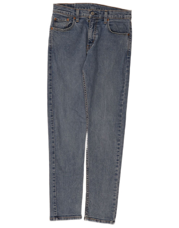 Levi's Mens 512 karcsú kúpos farmer W30 L32 kék pamut