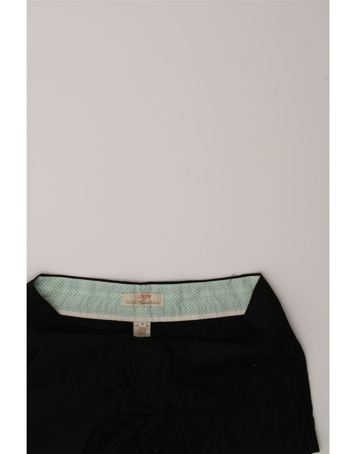 J. CREW Womens Broken In Chino Shorts US 6 Medium W32  Black Cotton Vintage J. Crew and Second-Hand J. Crew from Messina Hembry 
