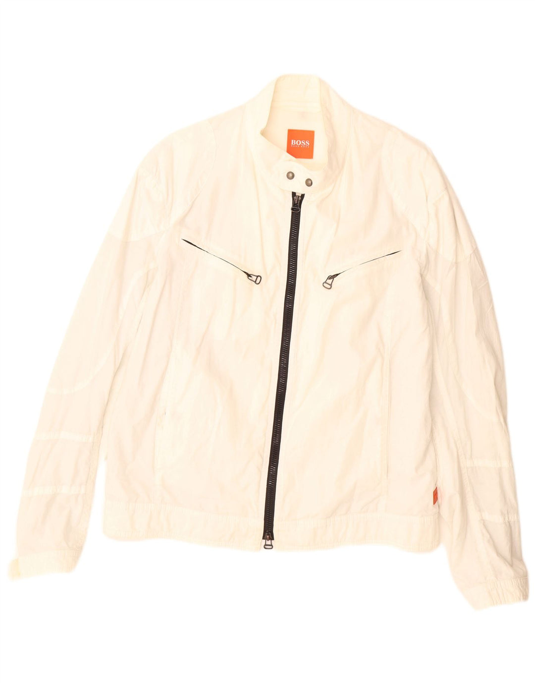 Hugo Boss Mens Utility Jacket EU 50 Large White