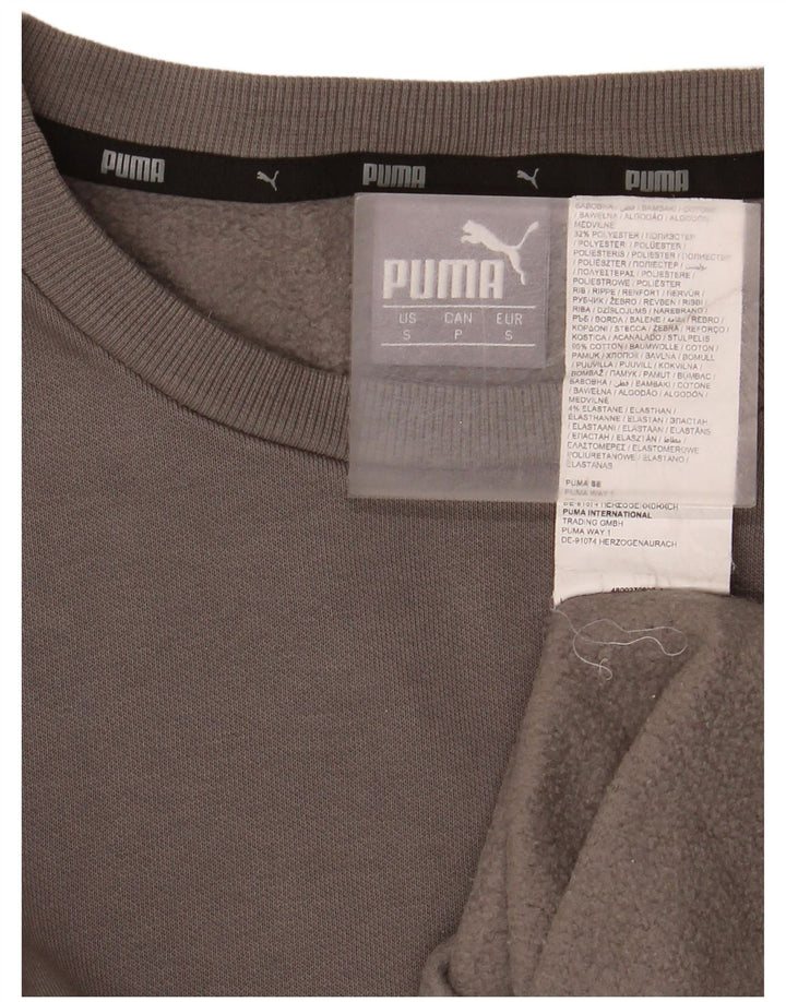 Puma Sweat-shirt pour homme en coton gris Small