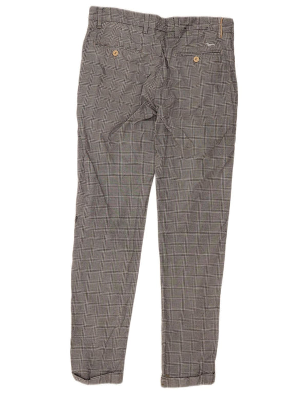 Harmont & Blaine Мужские брюки-чиносы IT 48 Medium W30 L30 Серые в клетку