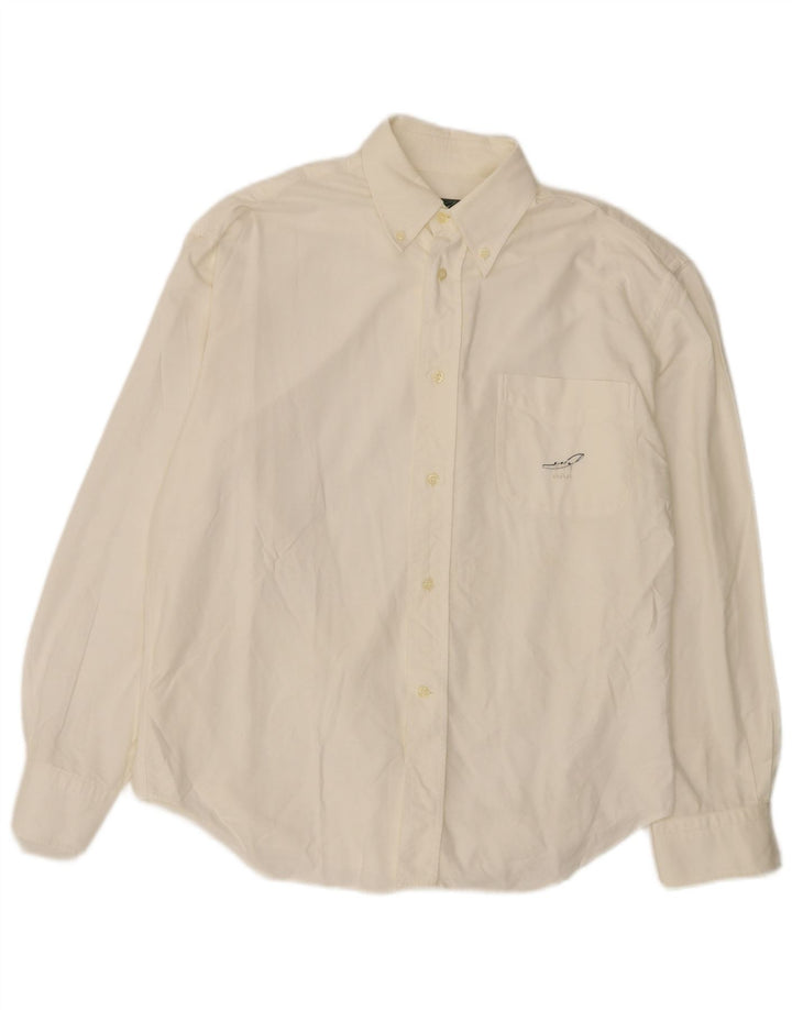Henry Cottons Herreskjorte str. 40 15 3/4 Medium White
