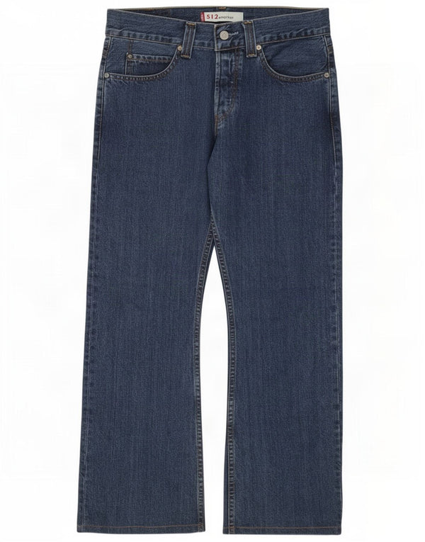 Jeans Levi's Uomo 512 Bootcut W30 L30 Cotone Blu