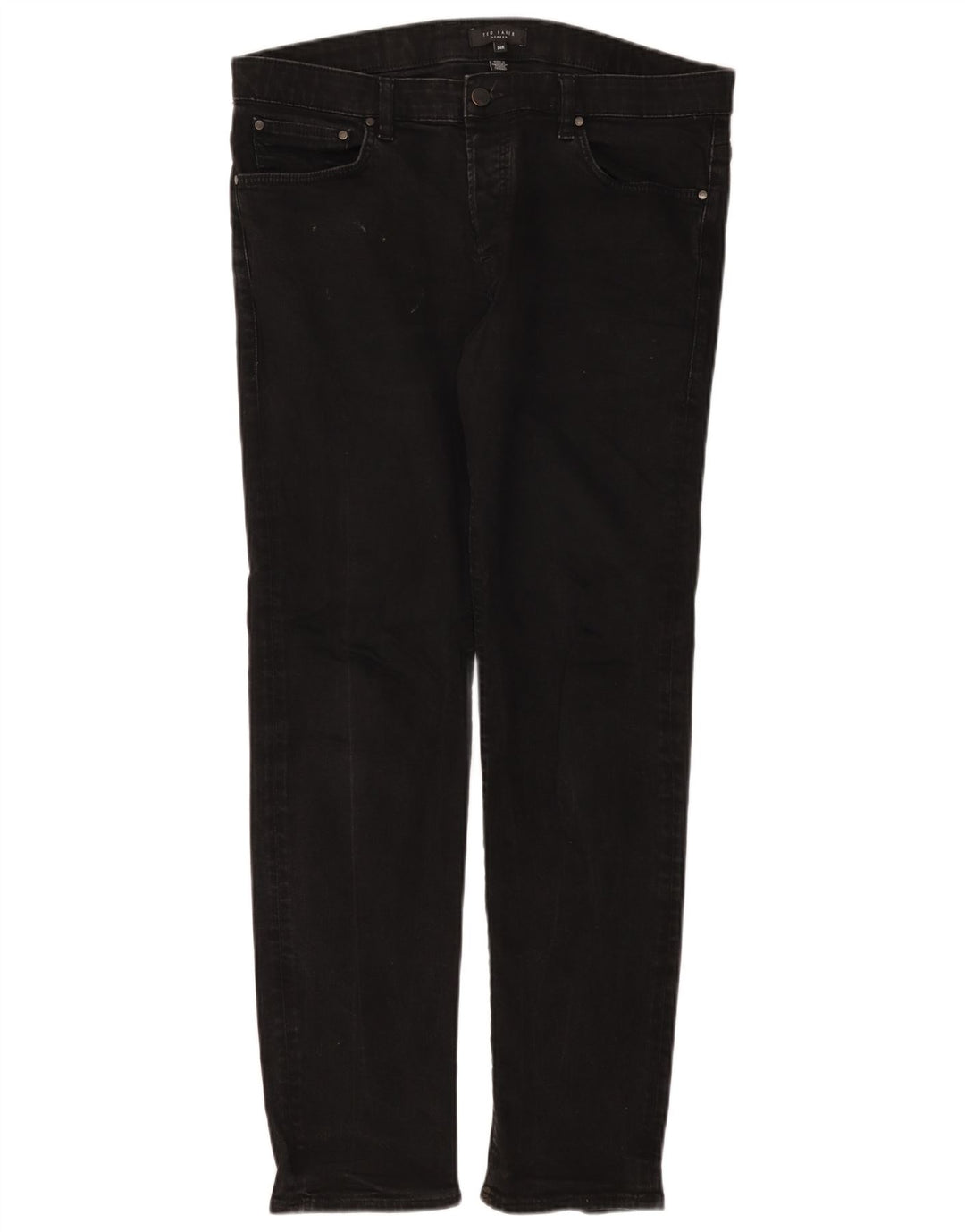 Ted Baker Herre Slim Jeans W34 L30 Sort Polyester