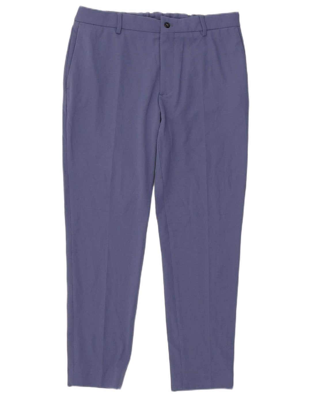 Pantaloni chino slim da uomo Zara EU 44 Large W34 L29 poliestere blu