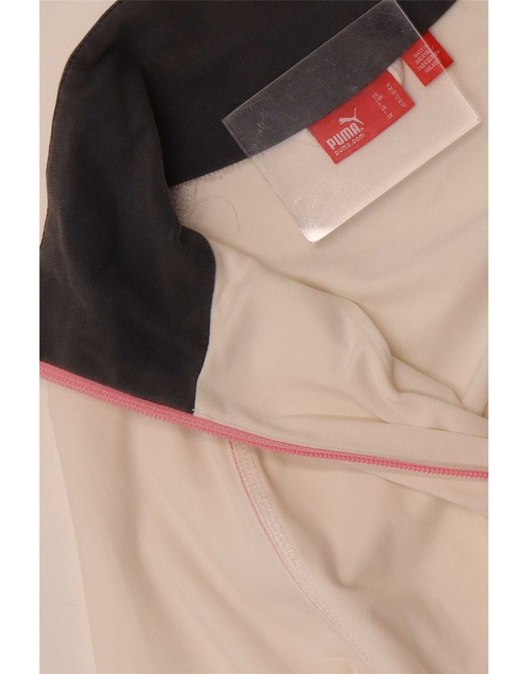 Giacca da tuta da donna Puma UK 12 media bianco sporco