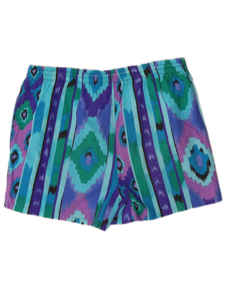 Navigare Badeshorts til mænd Medium Flerfarvet Ikat Bomuld