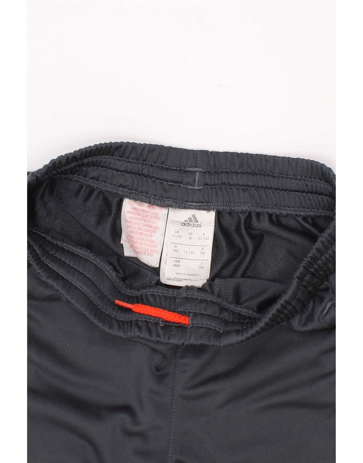 Adidas Sportshorts für Jungen, 11–12 Jahre, graues Polyester