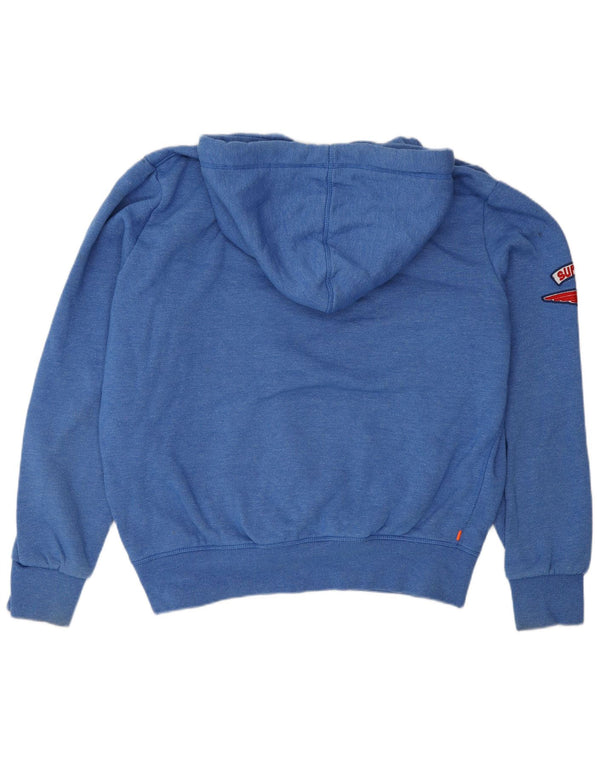 Męski sweter z kapturem Superdry Graphic 2XL, niebieski, bawełniany
