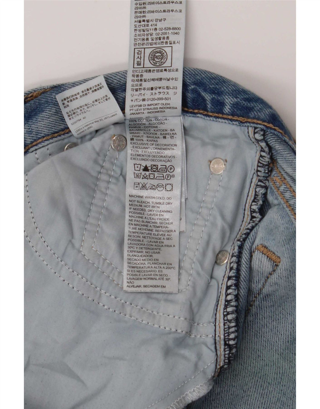 Levi's Vaqueros Bootcut desgastados para mujer W29 L33 Algodón azul