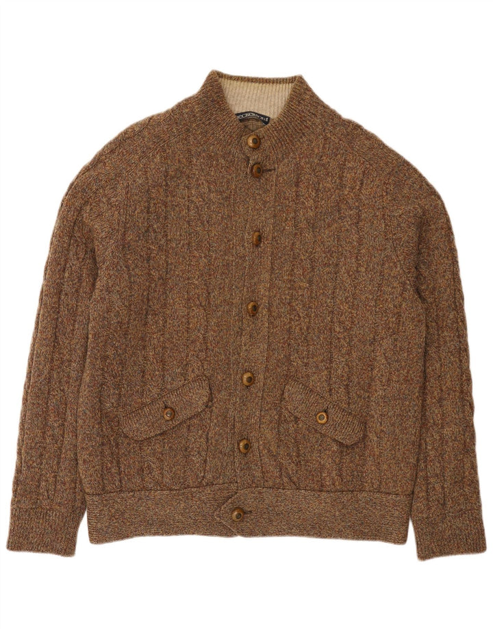 Jeckerson Herre Cardigan Sweater Stor Brun