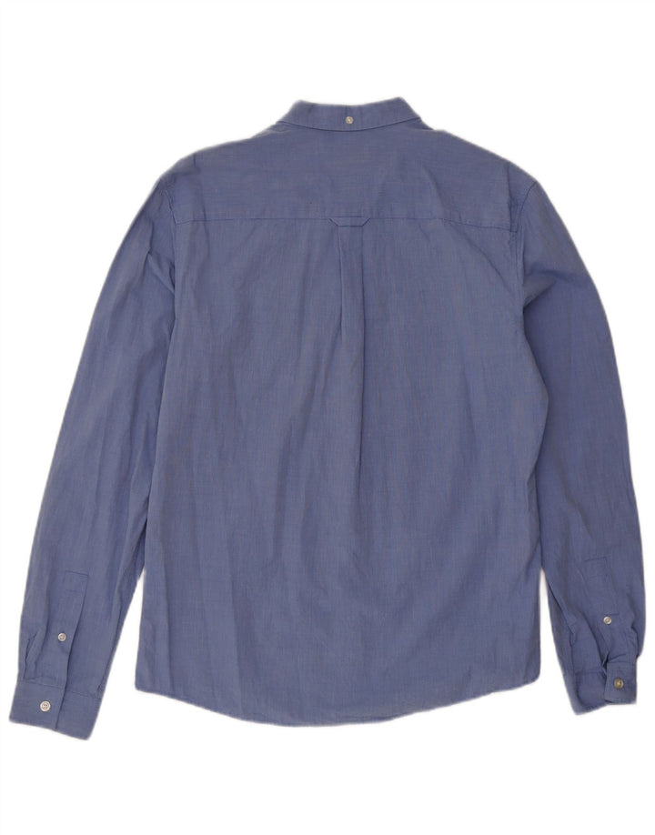 Lyle & Scott Chemise Homme Bleu Moyen Coton
