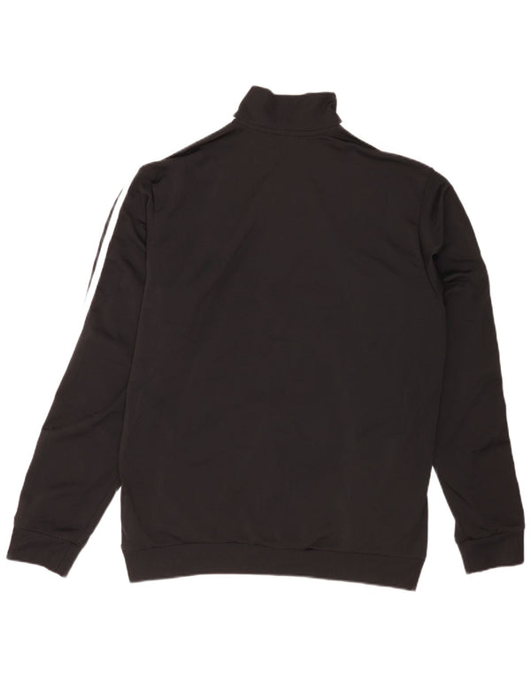 Adidas Mens Tracksuit Top Jacket UK 48/50 XL Black Polyester