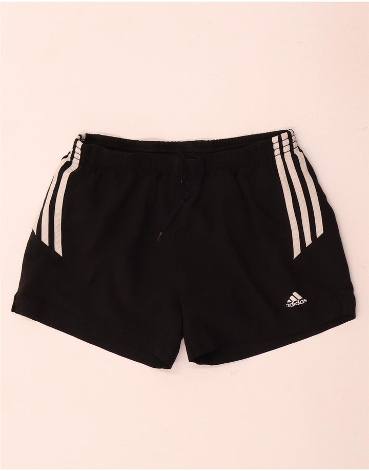 Adidas Womens Sport Shorts UK 10 Small Black