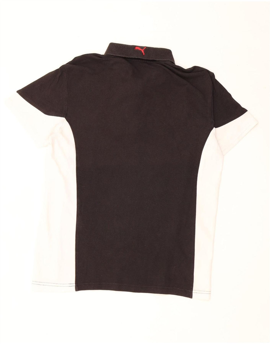 PUMA Mens Polo Shirt Medium Black Colourblock