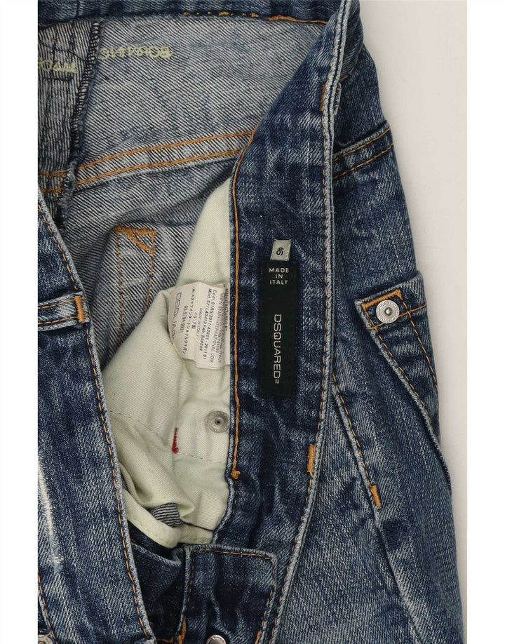 Dsquared Herre Distressed Slim Jeans IT 46 Small W32 L30 Blue Cotton