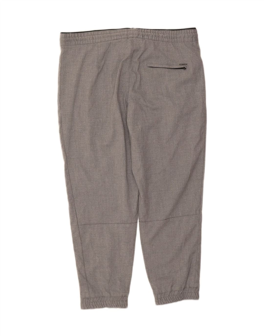 ZARA Womens Joggers Cropped Trousers Large W34 L25 Grey Vintage Zara and Second-Hand Zara from Messina Hembry 