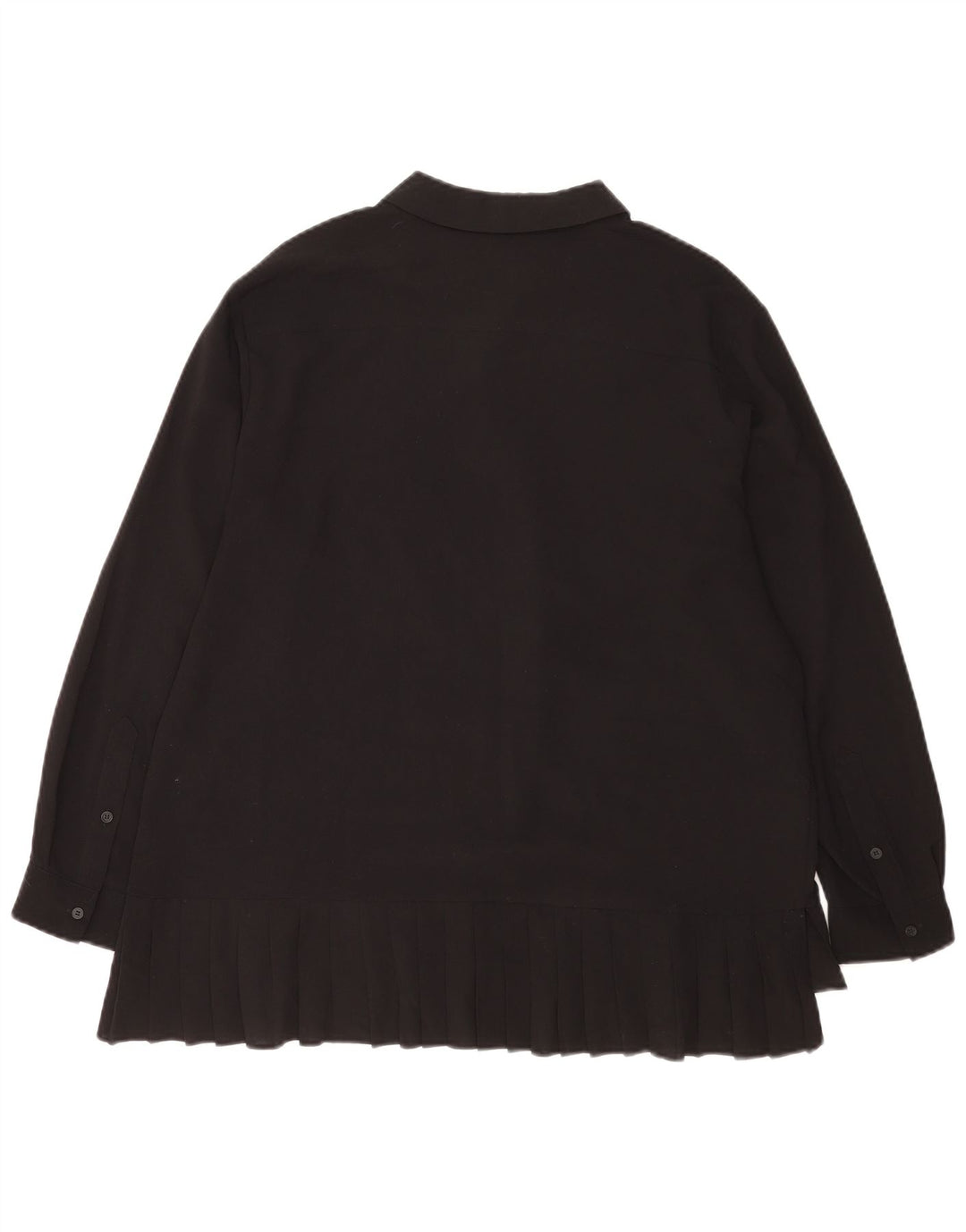 French Connection Womens Loose Fit Shirt Blouse UK 14 Large Black Polyester