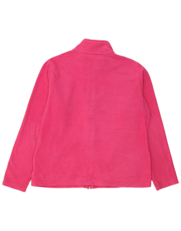 Marks & Spencer Fleecejakke til kvinder UK 18 XL Pink Polyester