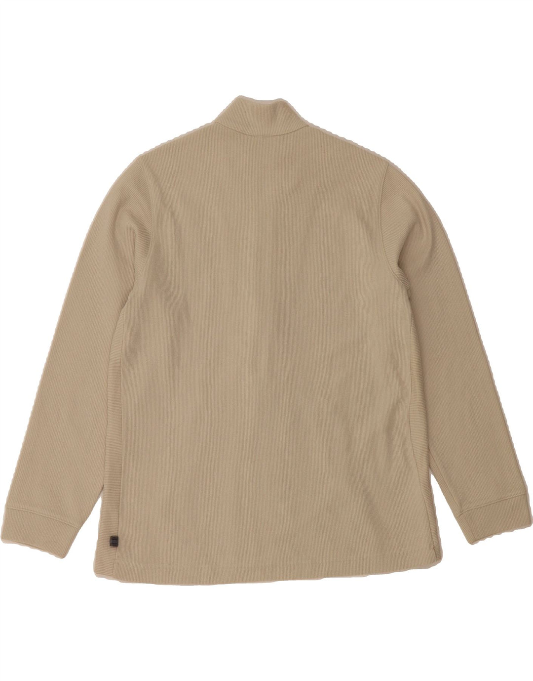 LOTTO Womens Oversized Tracksuit Top Jacket UK 10 Small Beige Cotton Vintage Lotto and Second-Hand Lotto from Messina Hembry 