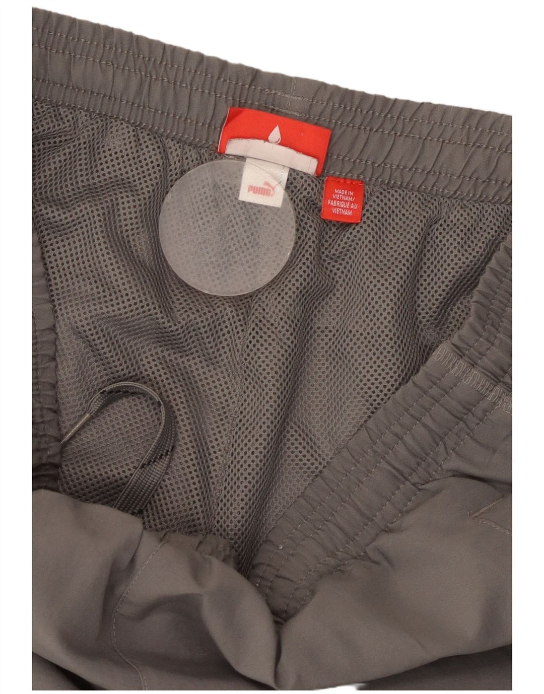 PUMA Mens Graphic Tracksuit Trousers Joggers Small  Grey