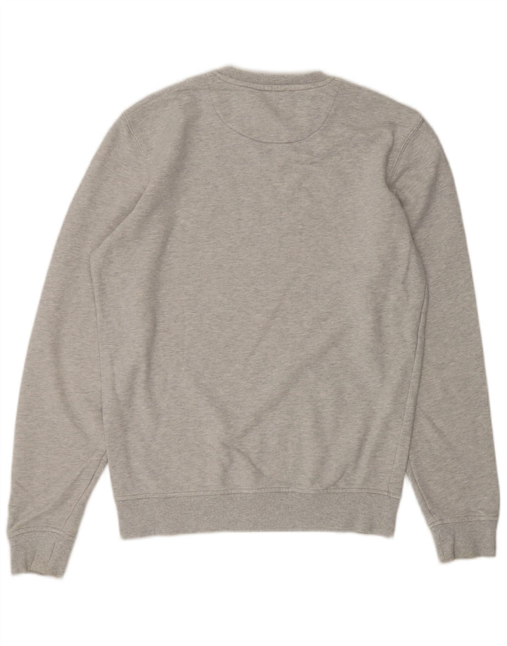 LYLE & SCOTT Herren-Sweatshirt-Pullover, klein, grau gefleckte Baumwolle