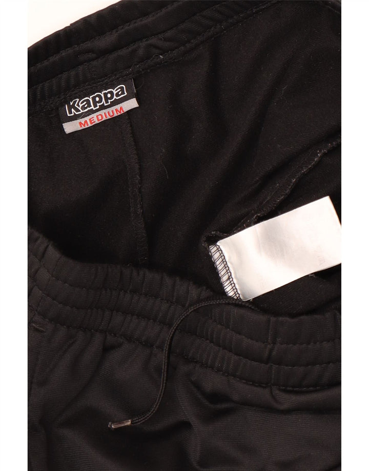 Kappa Mens Tracksuit Trousers Joggers Medium  Black Polyester