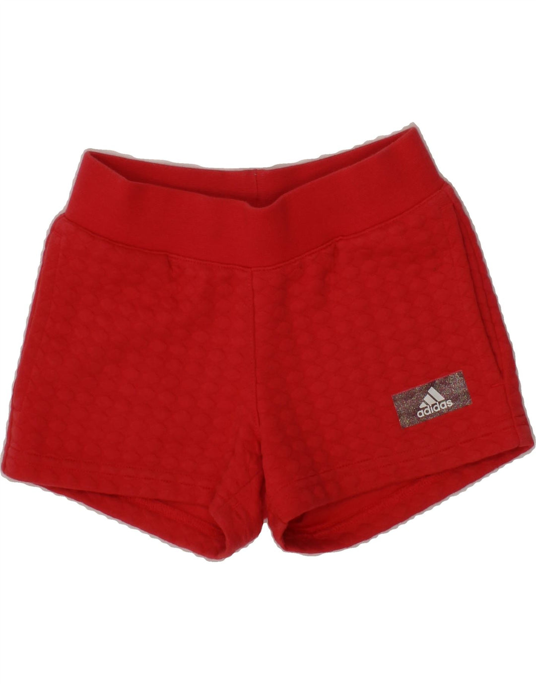 ADIDAS Girls Sport Shorts 4-5 Years  Red Polyester Vintage Adidas and Second-Hand Adidas from Messina Hembry 