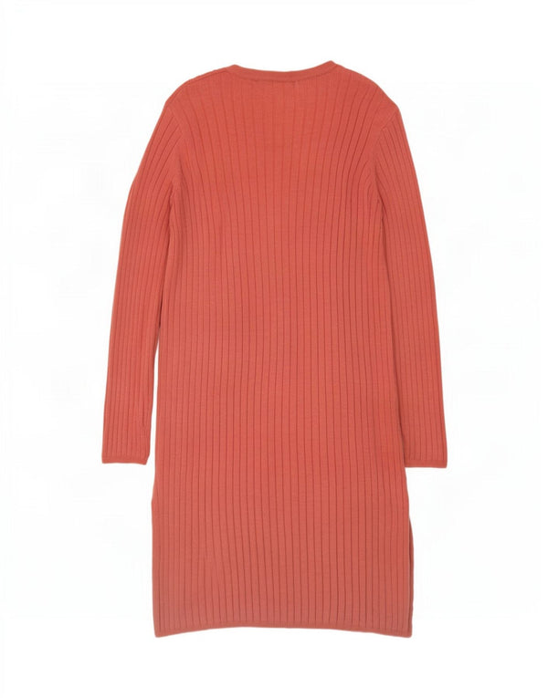 Marks & Spencer ženski otvoreni kardigan pulover UK 10 Small Pink