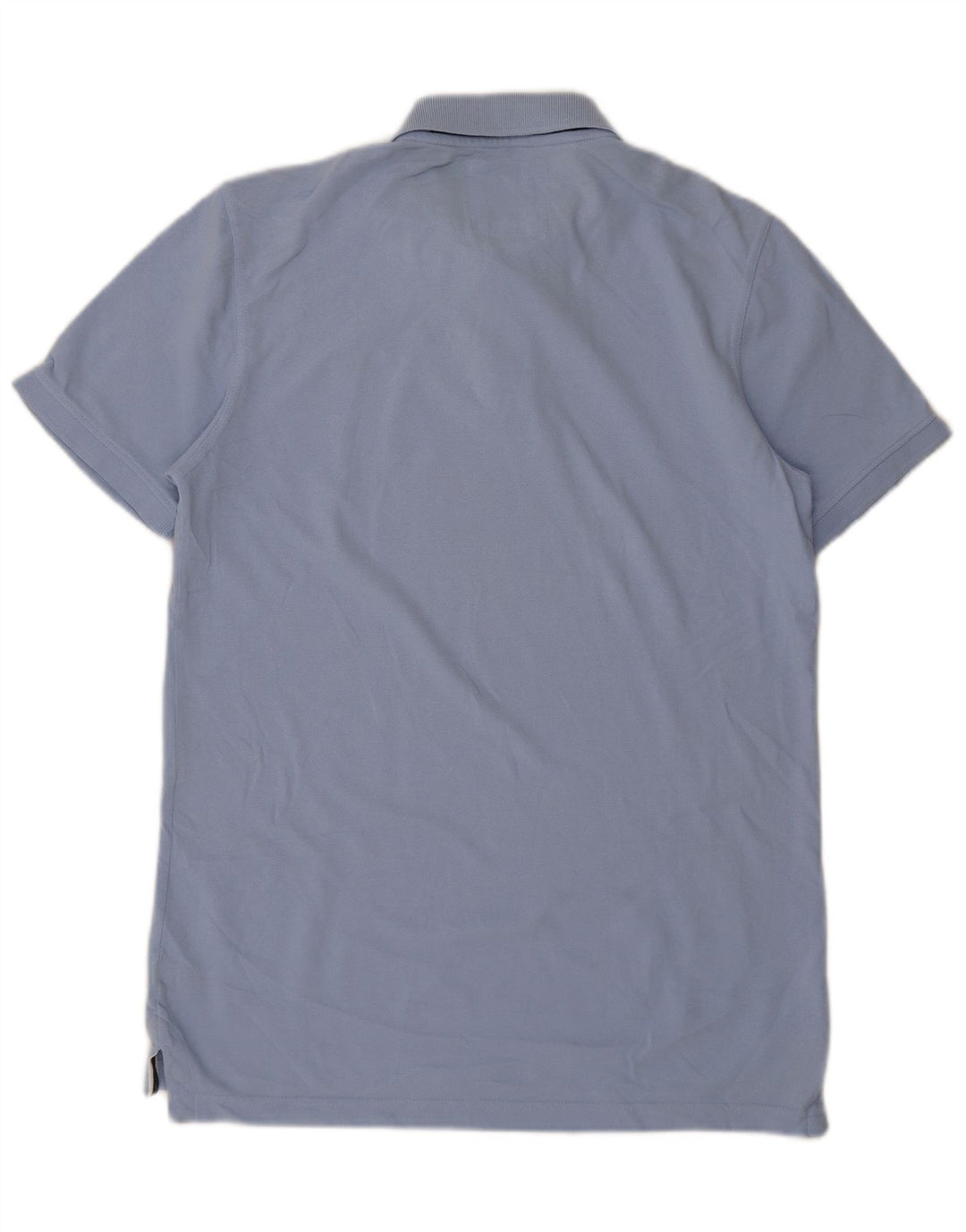 CREW CLOTHING Mens Polo Shirt Medium Blue Cotton