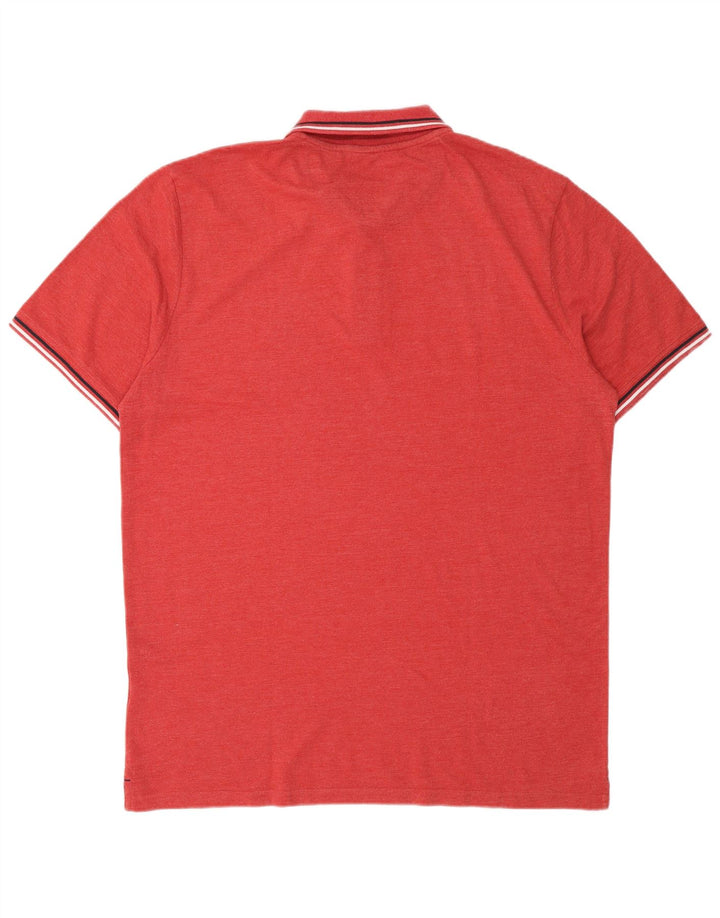 CHAMPION Mens Polo Shirt 2XL Red