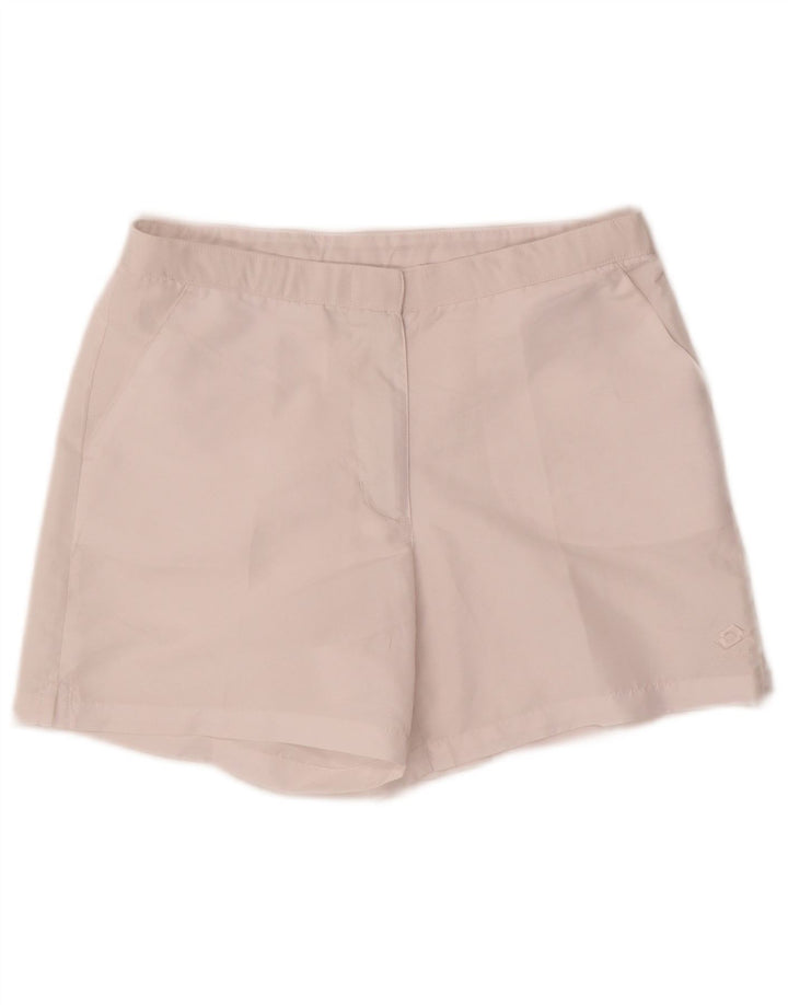 Lotto Pantalones Cortos Casuales Mujer W28 Mediano Blanco